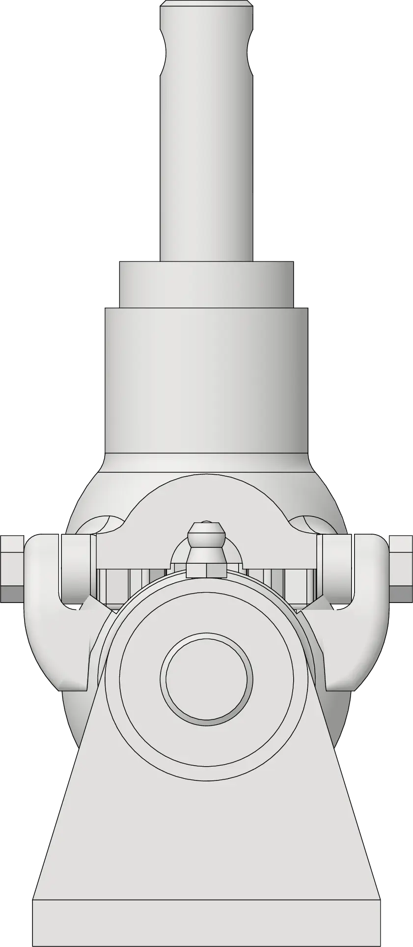 Swivel gears, i=1:1, 0-120° side view